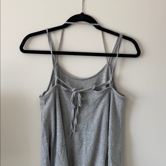 Free People flowy gray tank top - Picture 3 of 5
